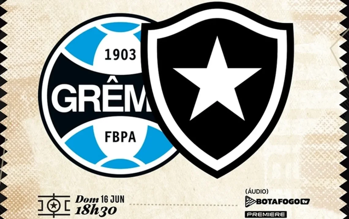 Grêmio vs Botafogo, ao vivo, Brasileirão, assistir, ao jogo;