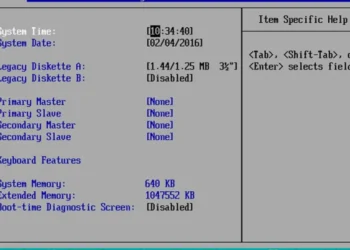 configurações, de Firmware, programa, pré-instalado no, firmware, tecla, de atalho;