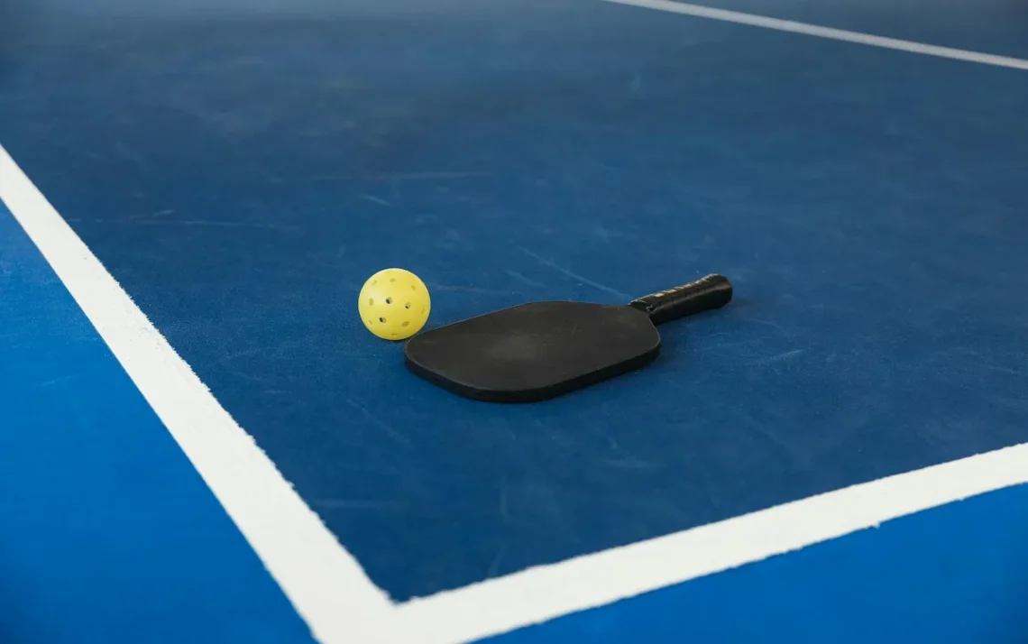 esporte, jogo, de pickleball, esporte, de pickleball;