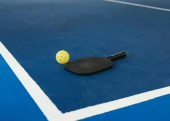 esporte, jogo, de pickleball, esporte, de pickleball;