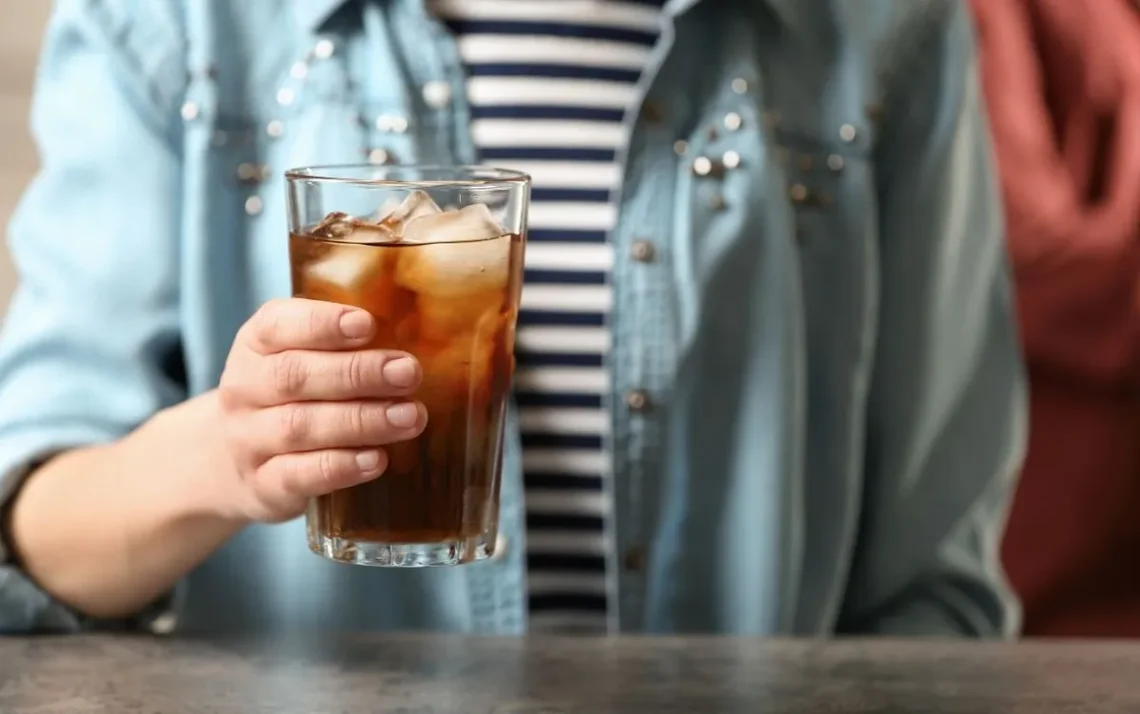 bebida, gaseificada, bebida, não alcoólica, refresco;