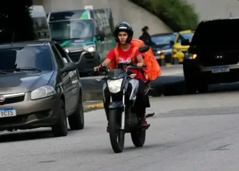 motocicletas, motociclistas, faixa, azul;